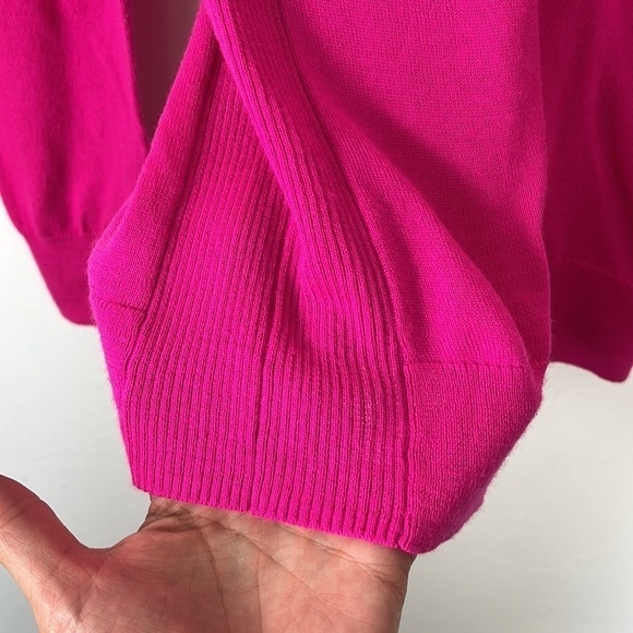 J. Crew Factory Whisper Weight Wool Blend Sweater Women's 2 Pink - Picture 3 of 11